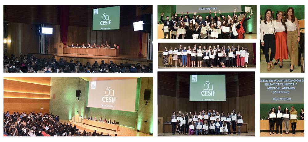 CESIF CELEBRA EL ACTO DE CLAUSURA DEL CURSO ACADÉMICO 2017-2018 Y APERTURA DEL 2018-2019 EN MADRID Y BARCELONA