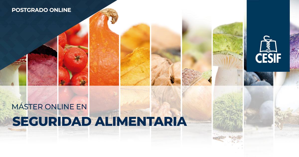 Máster Online CESIF en Seguridad Alimentaria