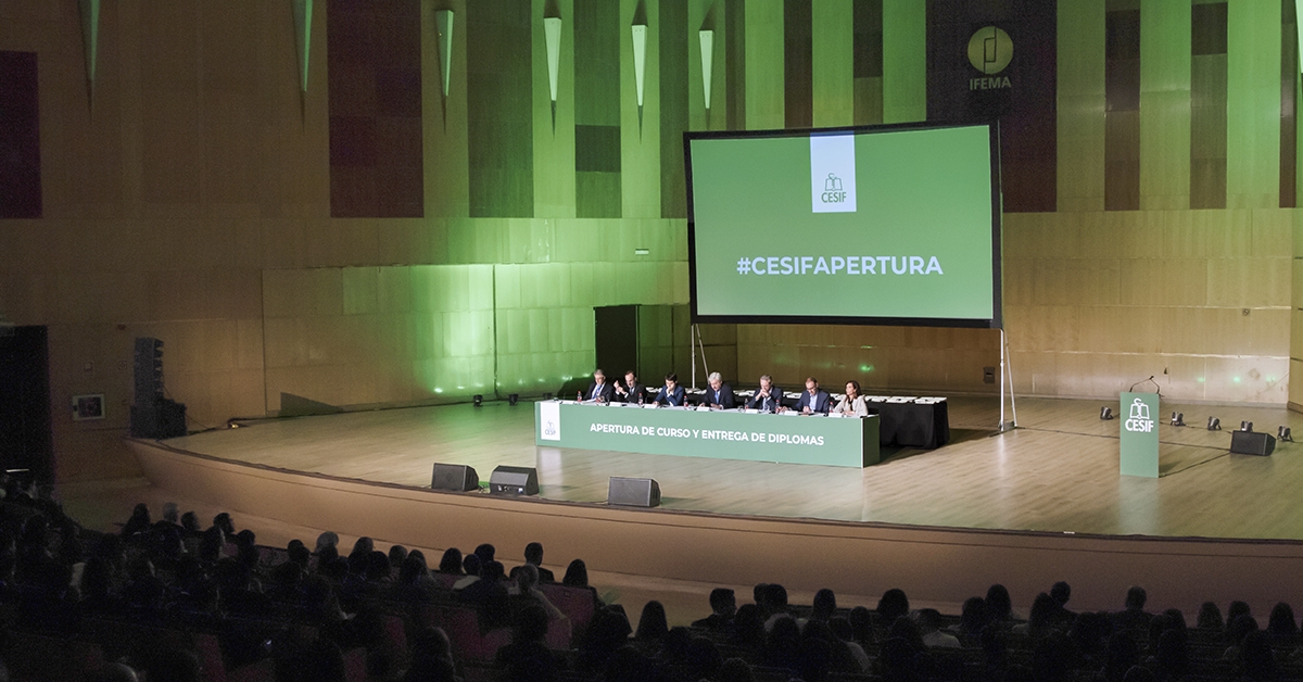 CESIF celebra el acto de entrega de diplomas de la promoción 2018/19 e inaugura el nuevo curso 2019/20