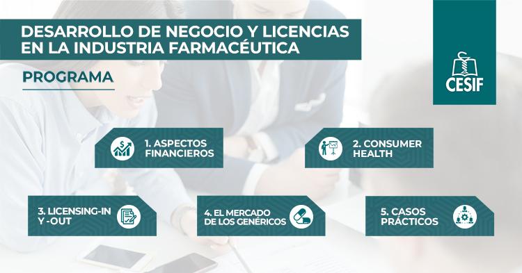 desarrollo de negocio y licencias en la industria farmacéutica CESIF